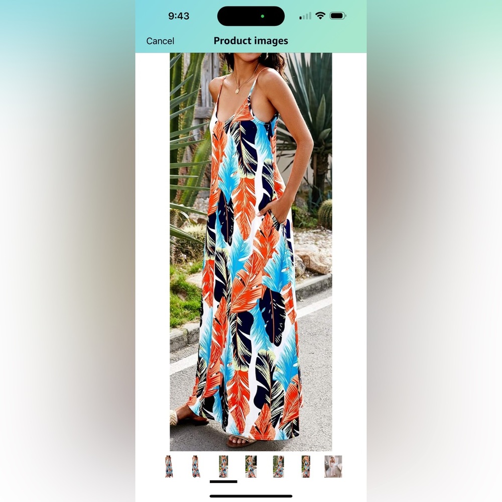Floral super soft dress with pockets